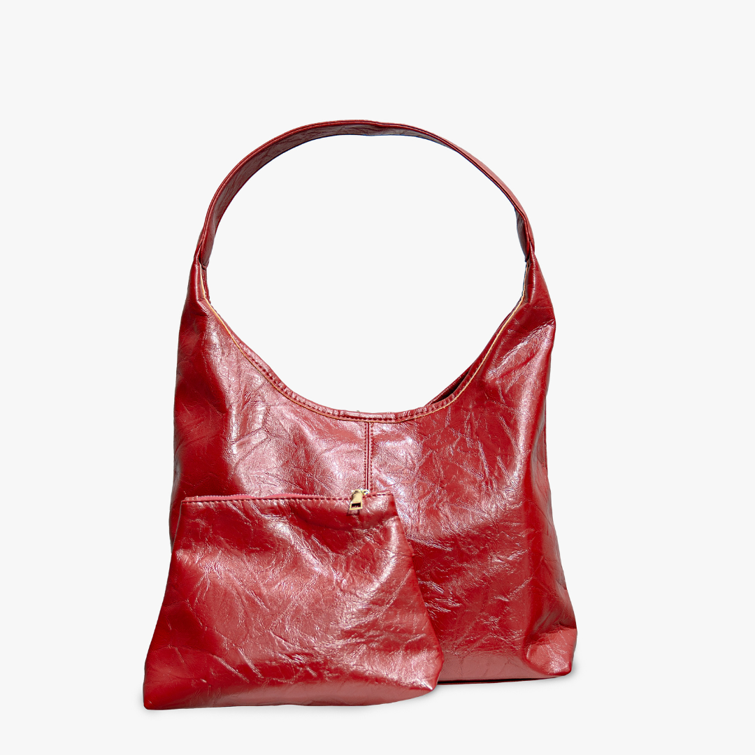 Natural Distressed Leather Tote