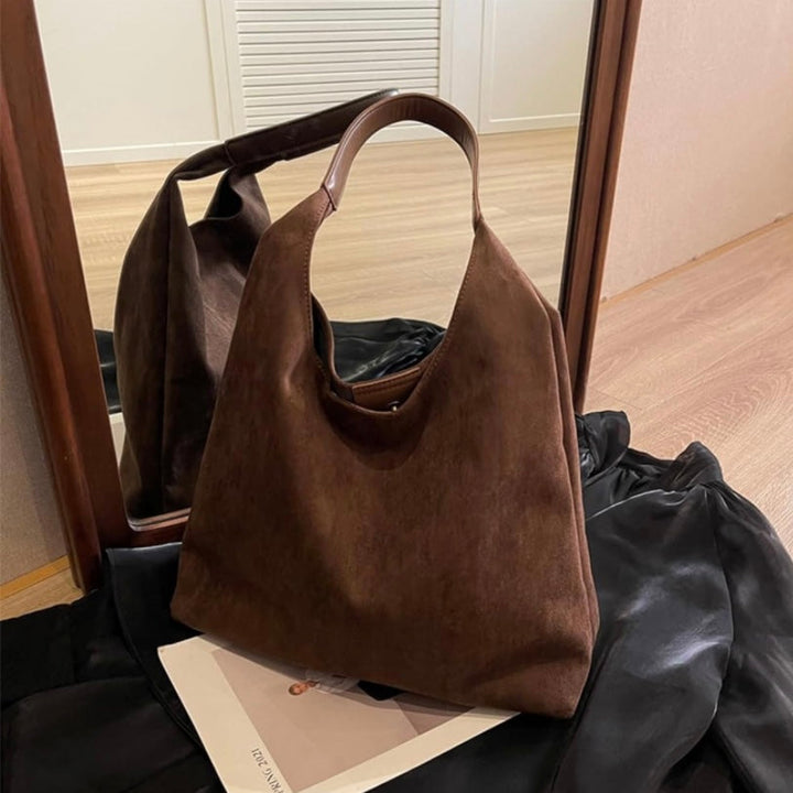 Suede Tote Bag